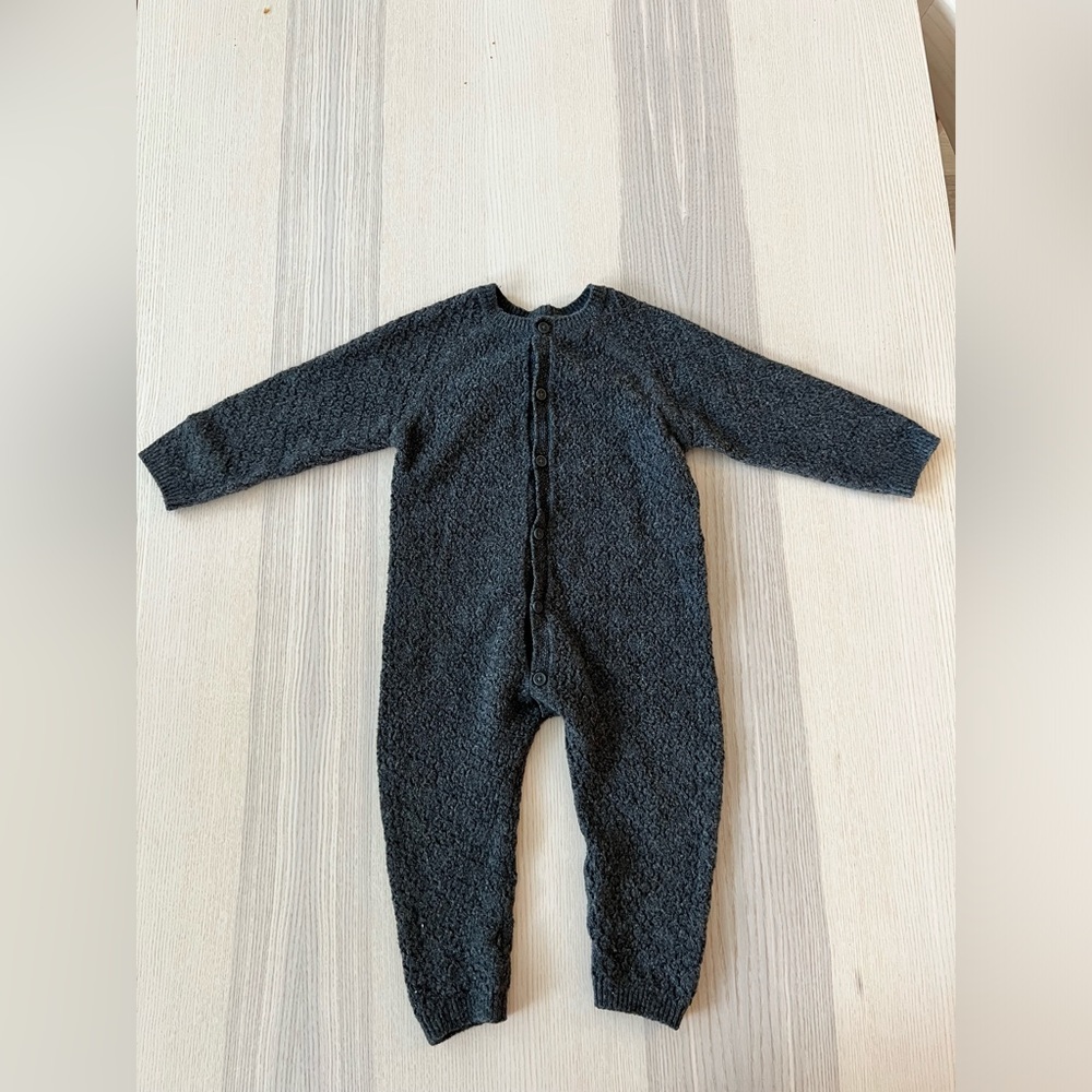 Zara textured knit jumpsuit